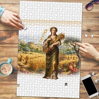 Greek Goddess Demeter Puzzle Ancient Greece Mythology Classical Harvest Art