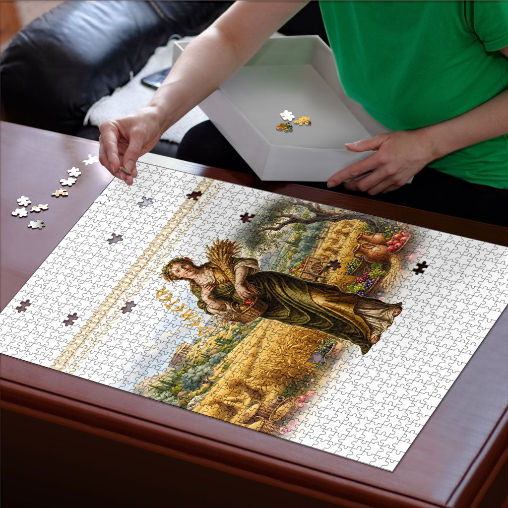 Greek Goddess Demeter Puzzle Ancient Greece Mythology Classical Harvest Art