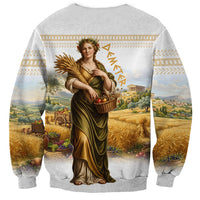 Greek Goddess Demeter Sweatshirt Ancient Greece Mythology Classical Harvest Art