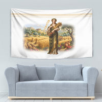 Greek Goddess Demeter Tapestry Ancient Greece Mythology Classical Harvest Art