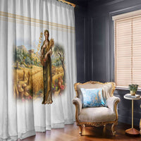 Greek Goddess Demeter Window Curtain Ancient Greece Mythology Classical Harvest Art