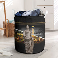 Greek Goddess Demeter Laundry Basket Ancient Greece Mythology Classical Harvest Statue Art