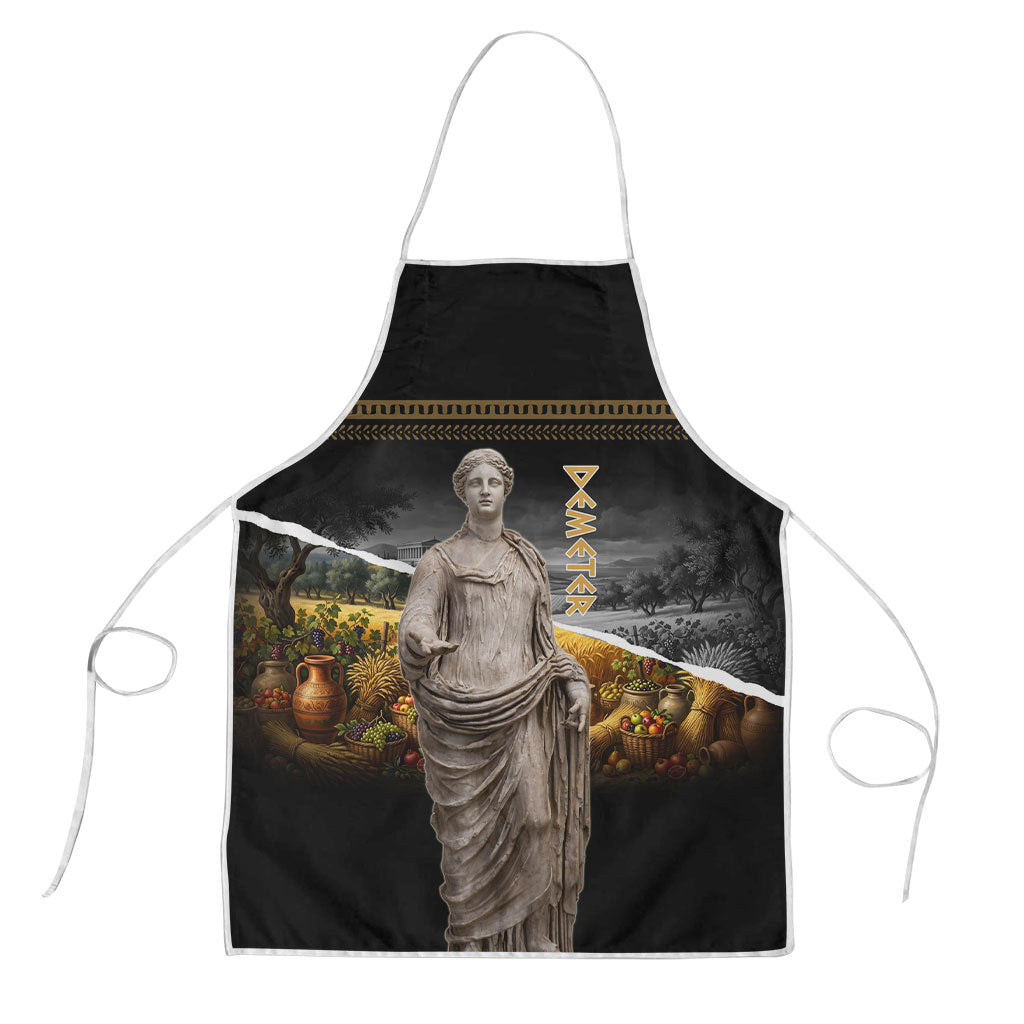 Greek Goddess Demeter Apron Ancient Greece Mythology Classical Harvest Statue Art
