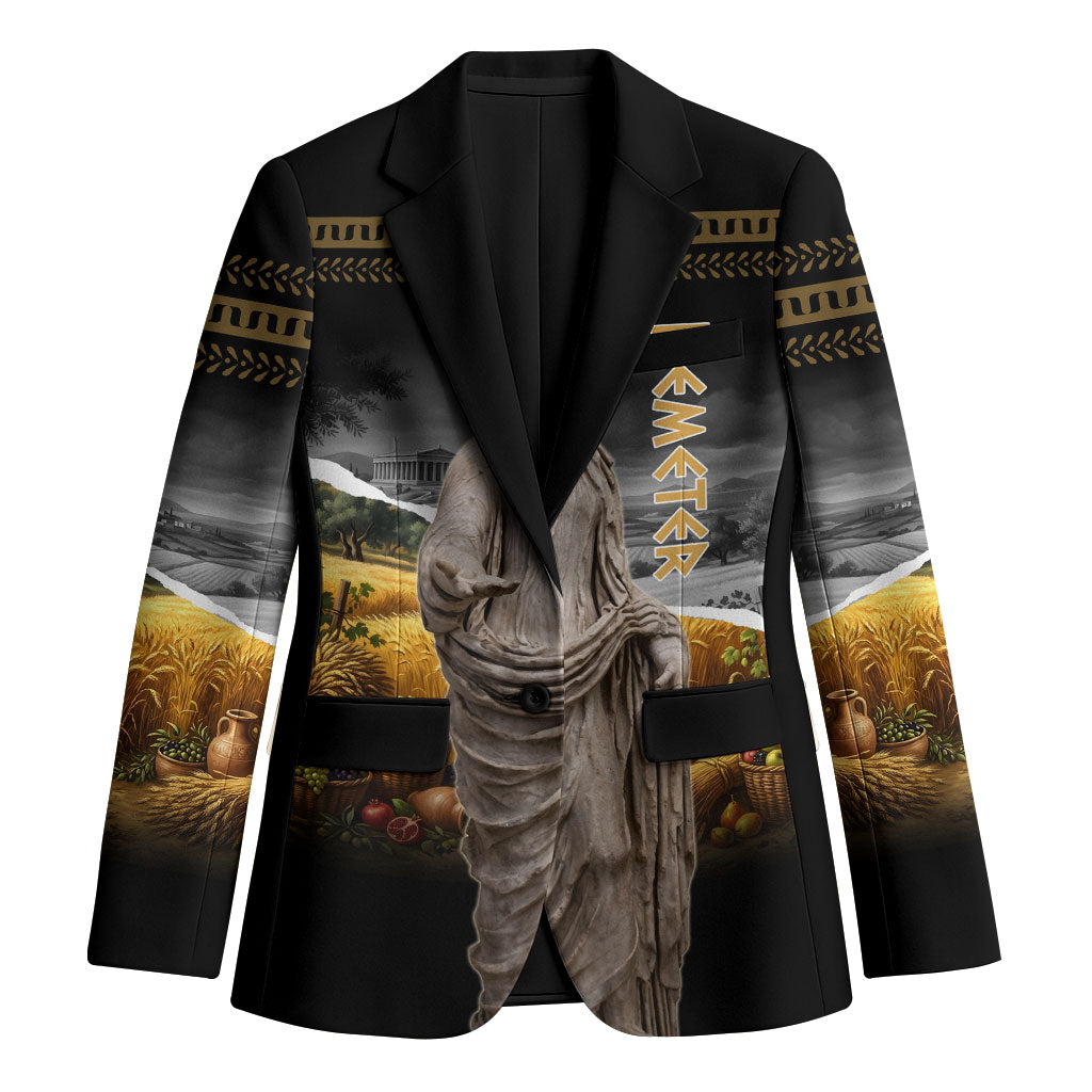 Greek Goddess Demeter Blazer Ancient Greece Mythology Classical Harvest Statue Art