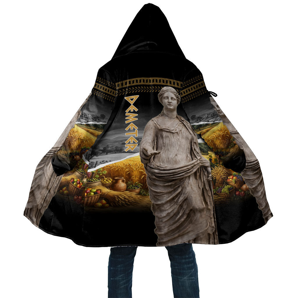 Greek Goddess Demeter Cloak Ancient Greece Mythology Classical Harvest Statue Art