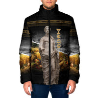 Greek Goddess Demeter Padded Jacket Ancient Greece Mythology Classical Harvest Statue Art