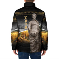Greek Goddess Demeter Padded Jacket Ancient Greece Mythology Classical Harvest Statue Art
