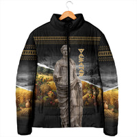 Greek Goddess Demeter Padded Jacket Ancient Greece Mythology Classical Harvest Statue Art