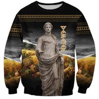 Greek Goddess Demeter Sweatshirt Ancient Greece Mythology Classical Harvest Statue Art