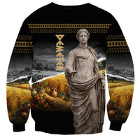 Greek Goddess Demeter Sweatshirt Ancient Greece Mythology Classical Harvest Statue Art