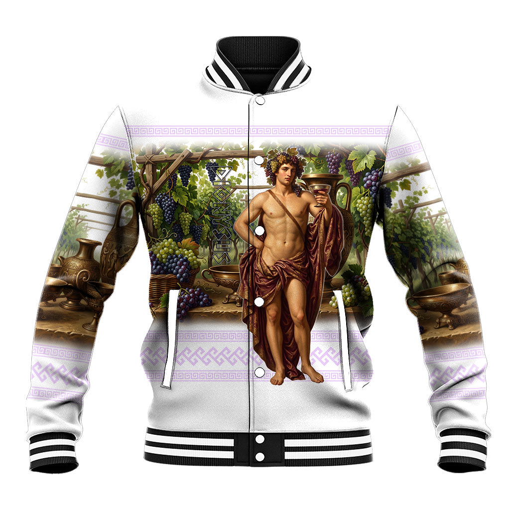 Greek God Dionysus Baseball Jacket Ancient Greece Mythology Classical Wine God Art