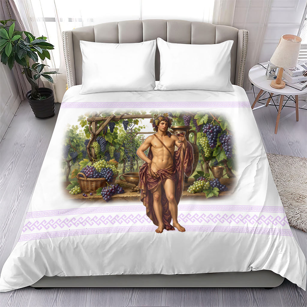 Greek God Dionysus Bedding Set Ancient Greece Mythology Classical Wine God Art