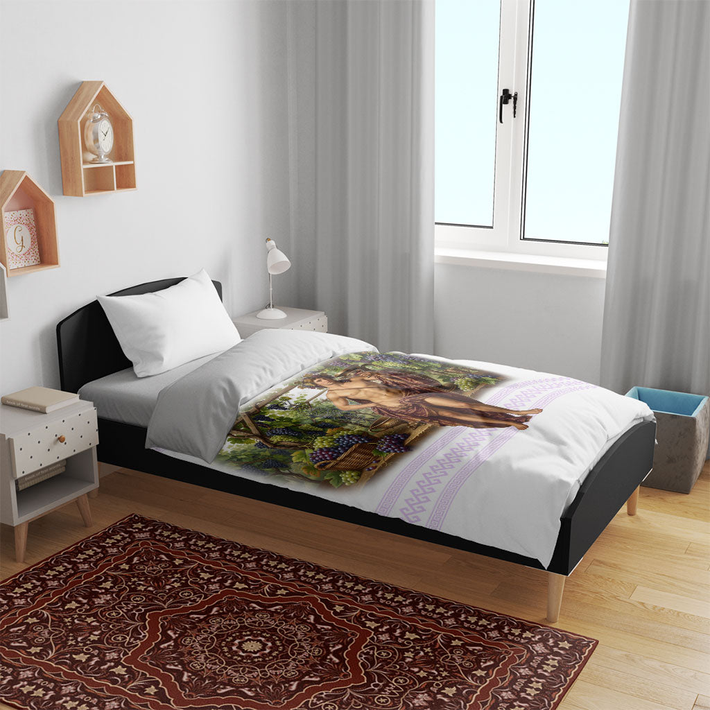 Greek God Dionysus Bedding Set Ancient Greece Mythology Classical Wine God Art