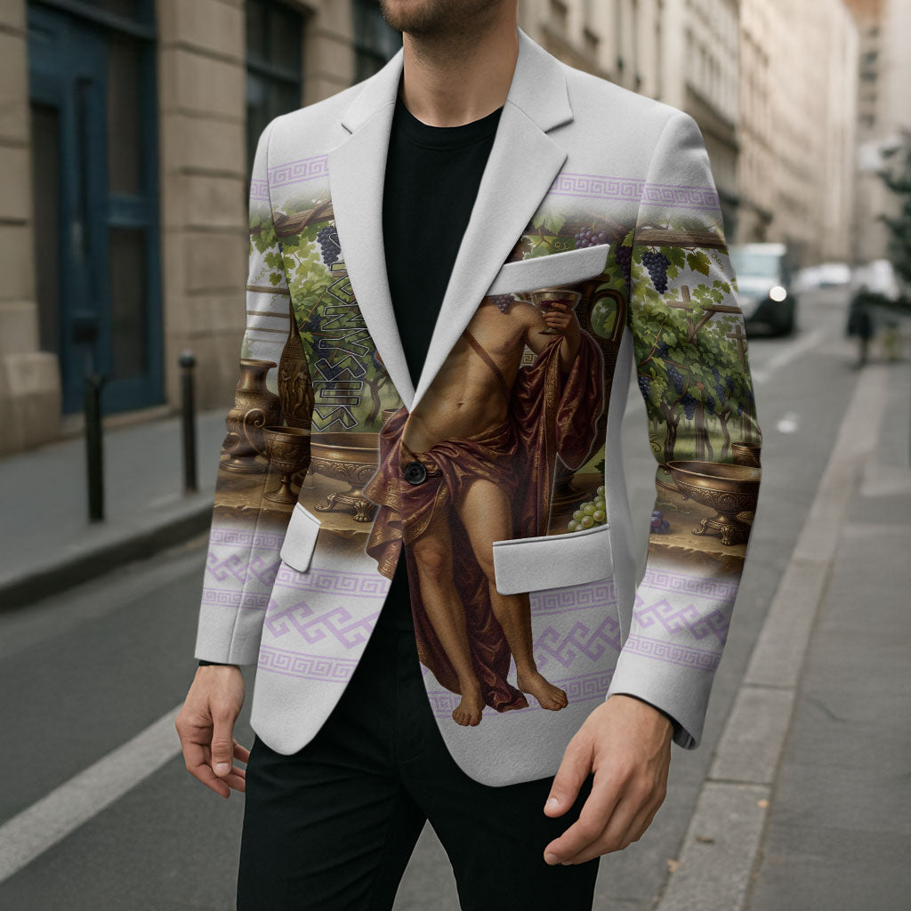 Greek God Dionysus Blazer Ancient Greece Mythology Classical Wine God Art