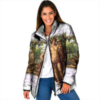 Greek God Dionysus Padded Jacket Ancient Greece Mythology Classical Wine God Art