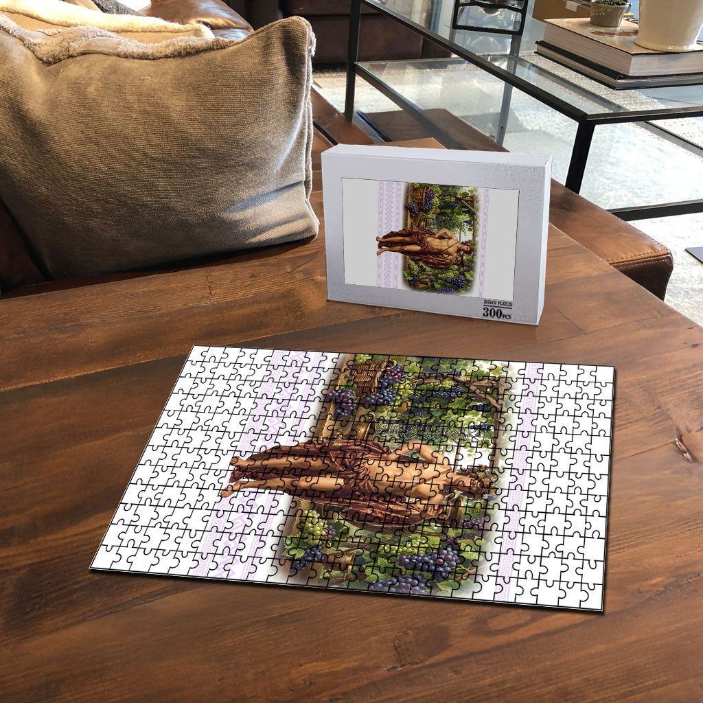Greek God Dionysus Puzzle Ancient Greece Mythology Classical Wine God Art