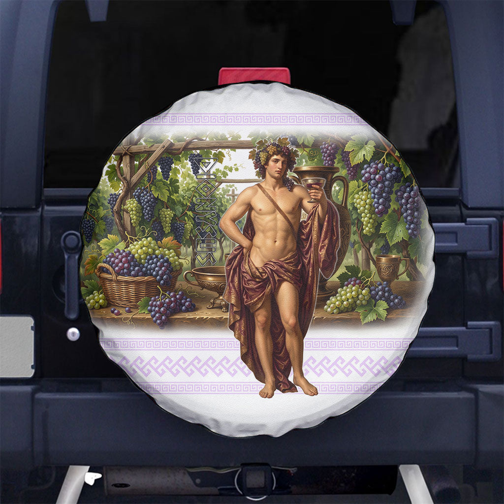Greek God Dionysus Spare Tire Cover Ancient Greece Mythology Classical Wine God Art