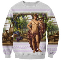 Greek God Dionysus Sweatshirt Ancient Greece Mythology Classical Wine God Art
