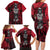 Skull Death Family Matching Long Sleeve Bodycon Dress and Hawaiian Shirt Your Time - Wonder Print Shop