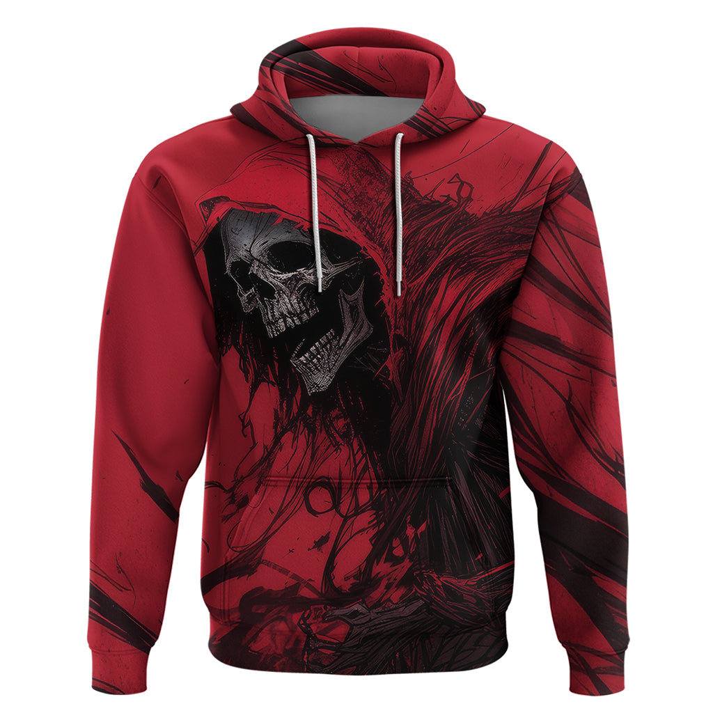 Skull Death Hoodie Your Time - Wonder Print Shop