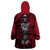 Skull Death Wearable Blanket Hoodie Your Time - Wonder Print Shop