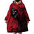 Skull Death Wearable Blanket Hoodie Your Time - Wonder Print Shop