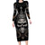 Skull Fantasy Family Matching Long Sleeve Bodycon Dress and Hawaiian Shirt Who Needs Inner Demons When You Are The Demon - Wonder Print Shop