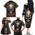 Skull Fantasy Family Matching Off Shoulder Long Sleeve Dress and Hawaiian Shirt Who Needs Inner Demons When You Are The Demon - Wonder Print Shop