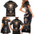 Skull Fantasy Family Matching Short Sleeve Bodycon Dress and Hawaiian Shirt Who Needs Inner Demons When You Are The Demon - Wonder Print Shop