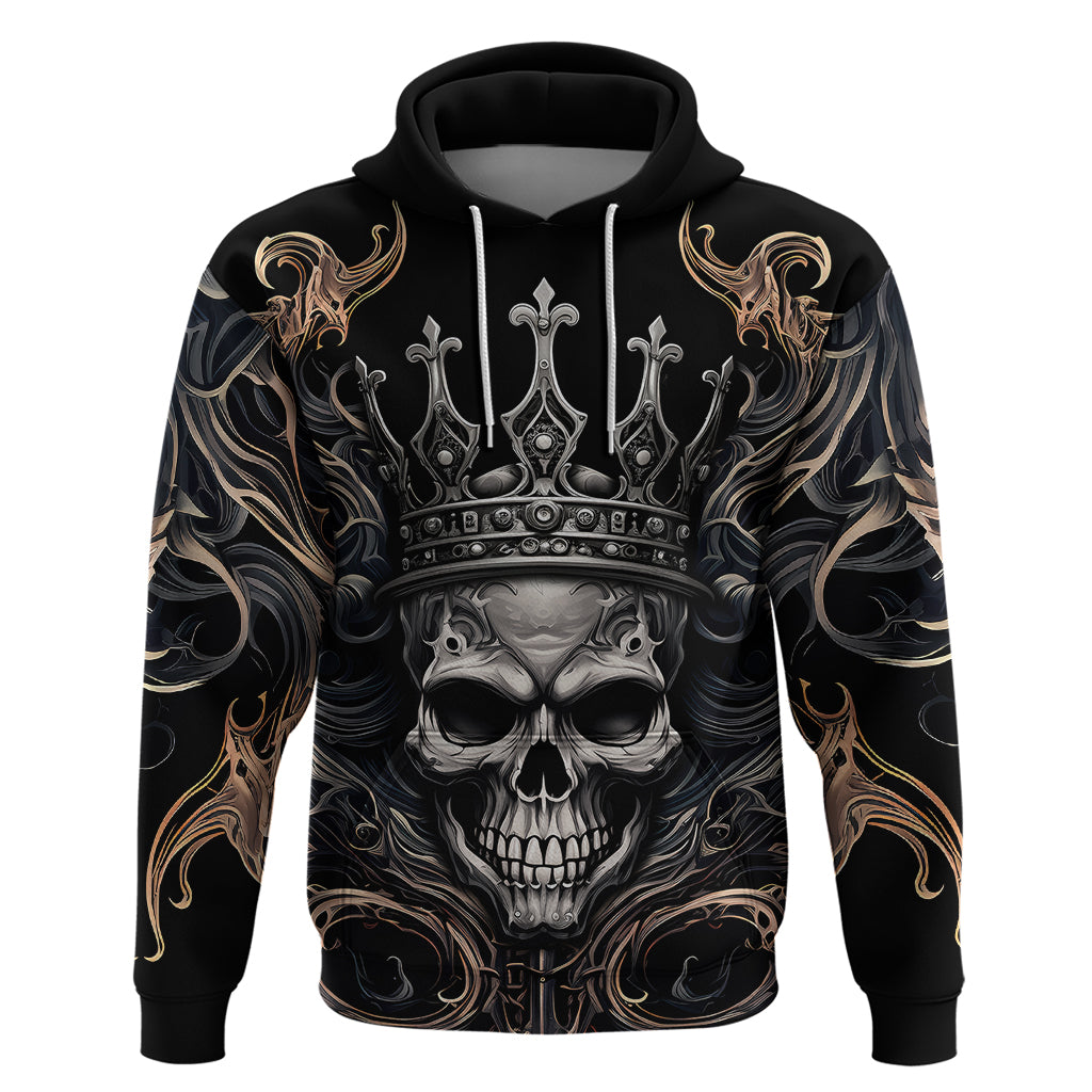 Skull Fantasy Hoodie Who Needs Inner Demons When You Are The Demon - Wonder Print Shop