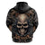 Skull Fantasy Hoodie Who Needs Inner Demons When You Are The Demon - Wonder Print Shop