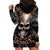 Skull Fantasy Hoodie Dress Who Needs Inner Demons When You Are The Demon - Wonder Print Shop