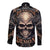 Skull Fantasy Long Sleeve Button Shirt Who Needs Inner Demons When You Are The Demon - Wonder Print Shop