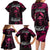 Death Skull Family Matching Long Sleeve Bodycon Dress and Hawaiian Shirt I'm Scary Enough Without A Costume - Wonder Print Shop