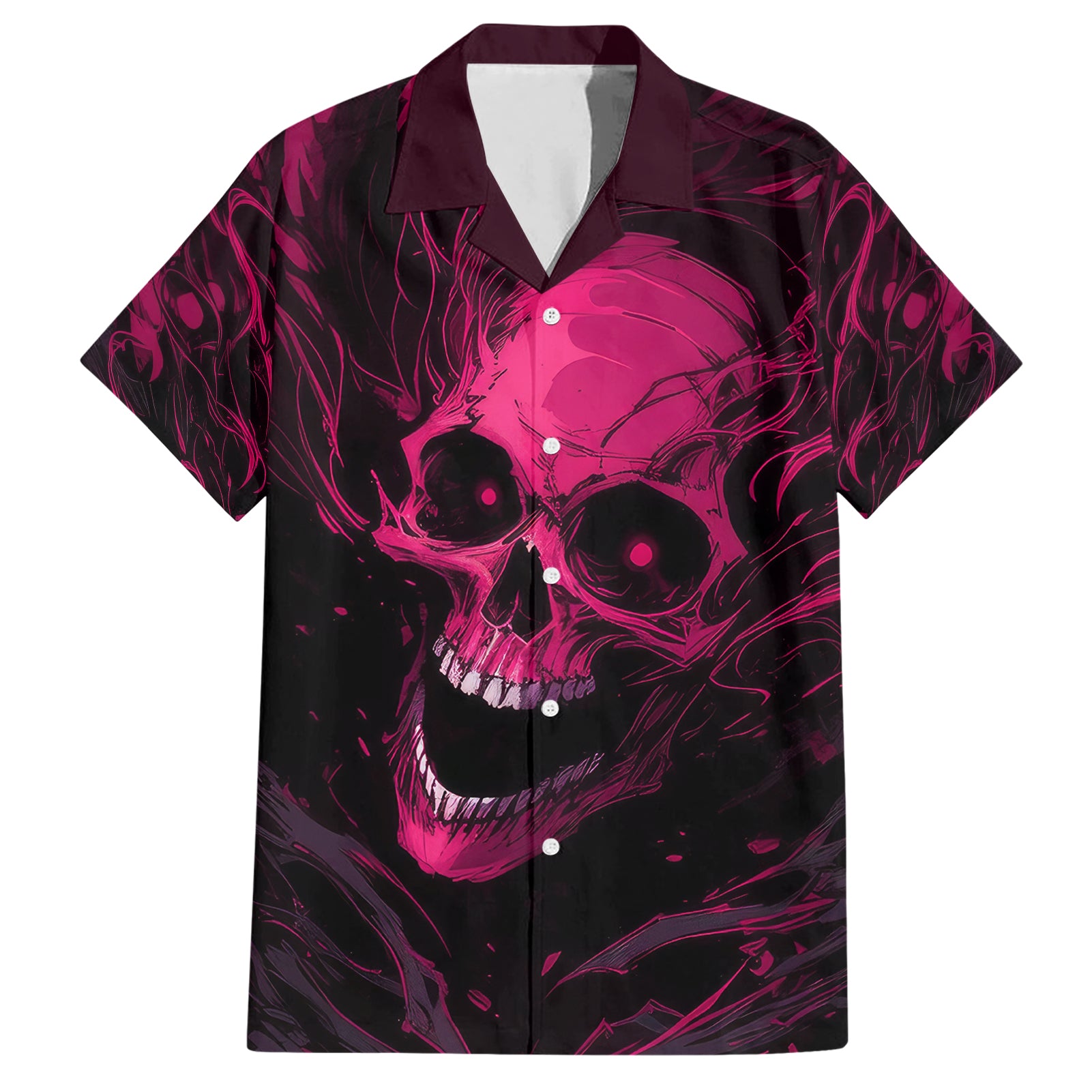 Death Skull Hawaiian Shirt I'm Scary Enough Without A Costume - Wonder Print Shop