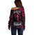 Death Skull Off Shoulder Sweater I'm Scary Enough Without A Costume - Wonder Print Shop