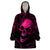 Death Skull Wearable Blanket Hoodie I'm Scary Enough Without A Costume - Wonder Print Shop