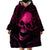 Death Skull Wearable Blanket Hoodie I'm Scary Enough Without A Costume - Wonder Print Shop