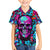 Skull Grafity Family Matching Off Shoulder Long Sleeve Dress and Hawaiian Shirt You Are Never Too Young To Dream Big - Wonder Print Shop