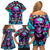 Skull Grafity Family Matching Off Shoulder Short Dress and Hawaiian Shirt You Are Never Too Young To Dream Big - Wonder Print Shop