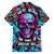 Skull Grafity Family Matching Off Shoulder Short Dress and Hawaiian Shirt You Are Never Too Young To Dream Big - Wonder Print Shop