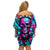 Skull Grafity Family Matching Off Shoulder Short Dress and Hawaiian Shirt You Are Never Too Young To Dream Big - Wonder Print Shop