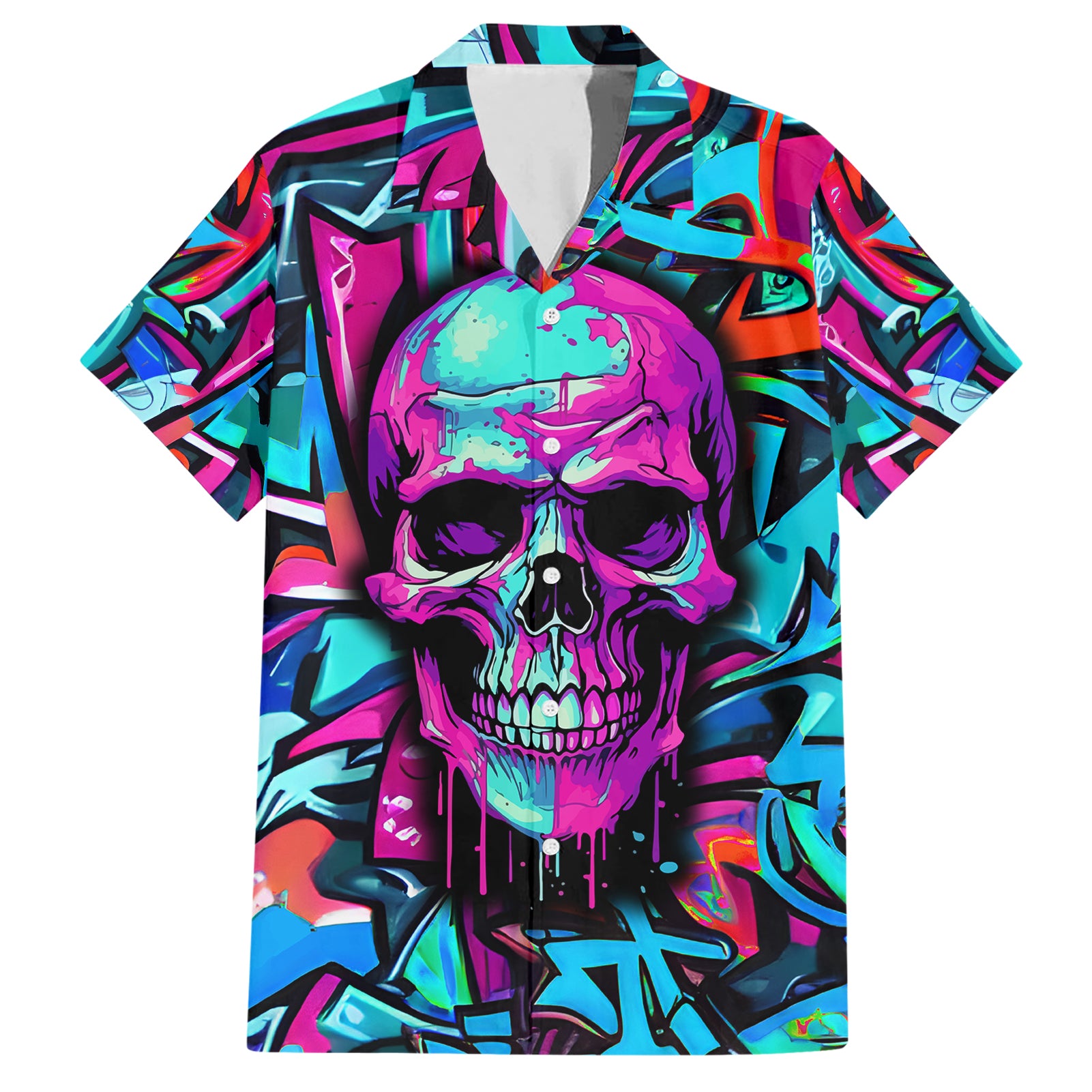 Skull Grafity Hawaiian Shirt You Are Never Too Young To Dream Big - Wonder Print Shop