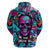 Skull Grafity Hoodie You Are Never Too Young To Dream Big - Wonder Print Shop