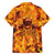 Three Skulls Flaming Family Matching Long Sleeve Bodycon Dress and Hawaiian Shirt High On Fire - Wonder Print Shop