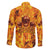 Three Skulls Flaming Family Matching Long Sleeve Bodycon Dress and Hawaiian Shirt High On Fire - Wonder Print Shop