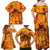 Three Skulls Flaming Family Matching Off Shoulder Maxi Dress and Hawaiian Shirt High On Fire - Wonder Print Shop