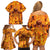 Three Skulls Flaming Family Matching Off Shoulder Short Dress and Hawaiian Shirt High On Fire - Wonder Print Shop