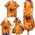 Three Skulls Flaming Family Matching Summer Maxi Dress and Hawaiian Shirt High On Fire - Wonder Print Shop