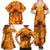 Three Skulls Flaming Family Matching Summer Maxi Dress and Hawaiian Shirt High On Fire - Wonder Print Shop